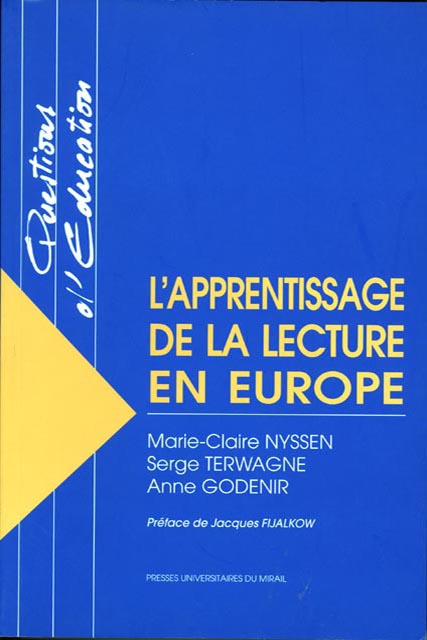 L’apprentissage de la lecture en Europe - Presses universitaires du Midi