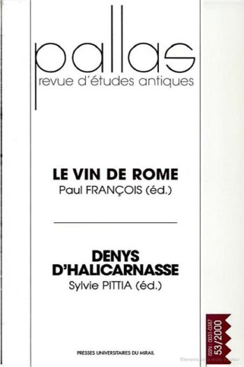 n° 53 - Le vin de Rome - Denys d’Halicarnasse