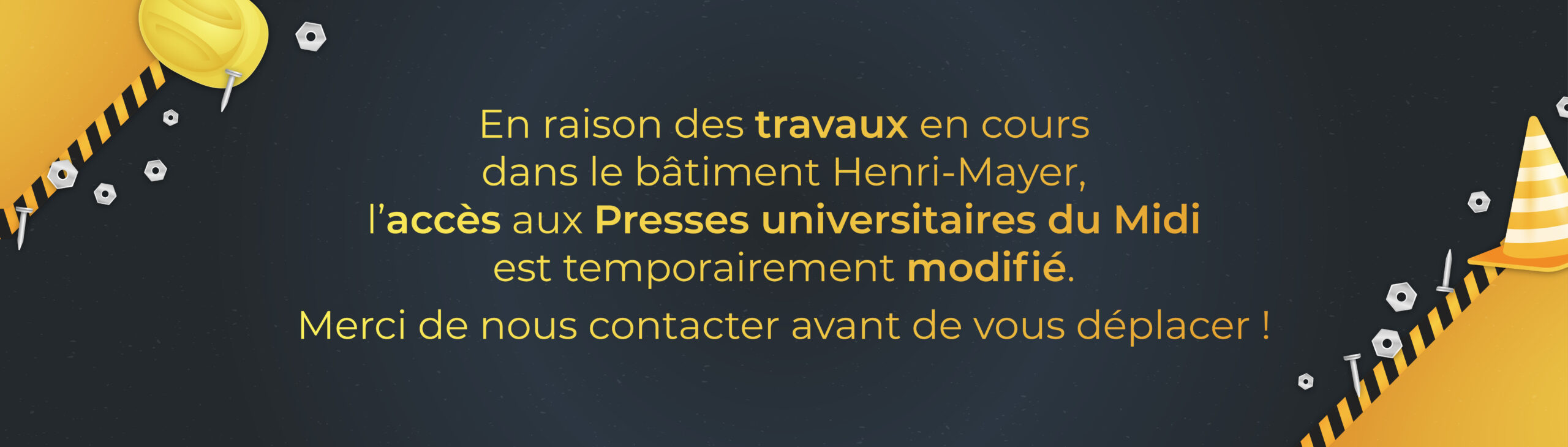 Banniere - travaux pum